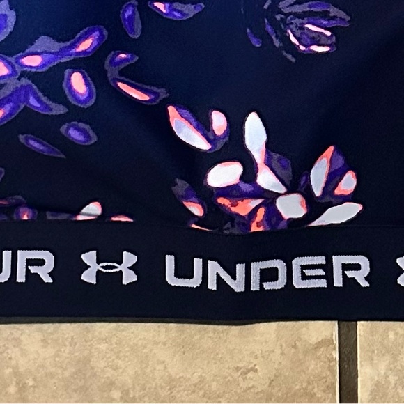 UNDER ARMOUR NAVY SPORTS BRA. NWT. WOMENS 2X - Picture 4 of 8